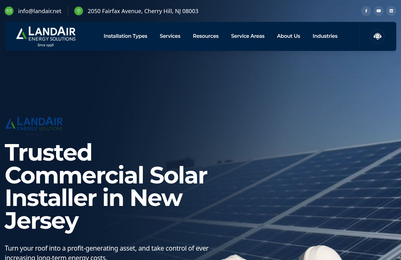 Homepage design for LandAir Energy (landairenergy.com)
